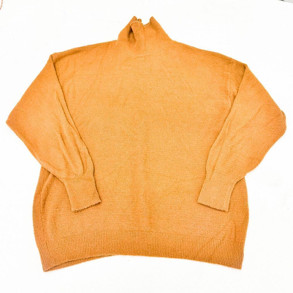 Wilfred Free Aritzia Brown Super Soft Oversized Turtleneck Sweater Size M